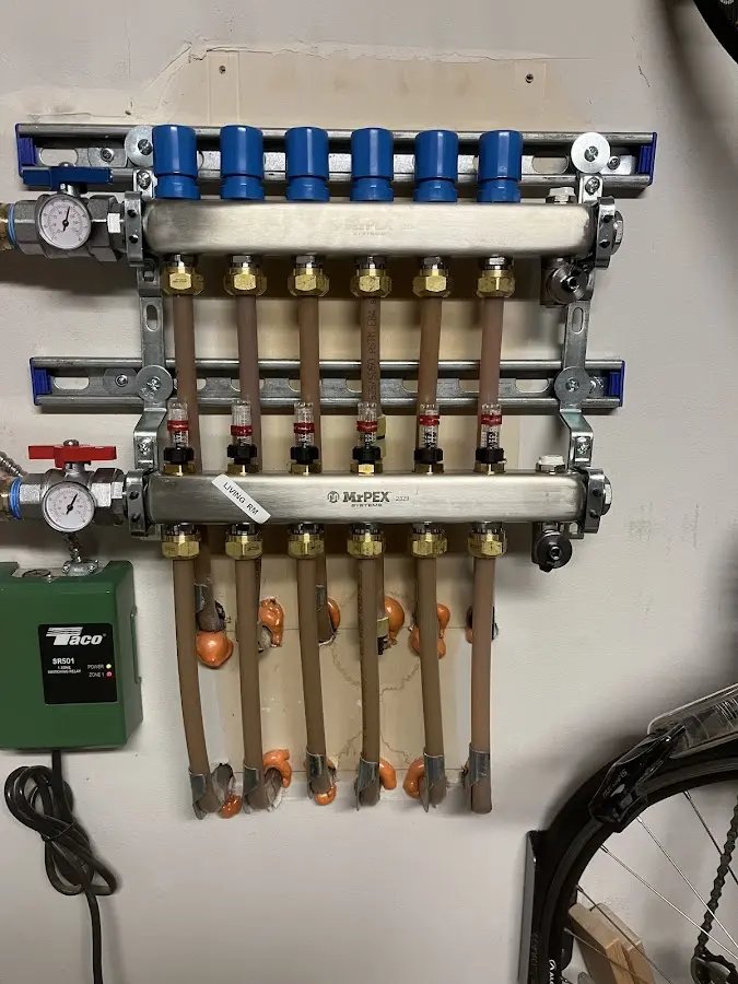 Plumber performing Leak Detection at a residential property in Boston